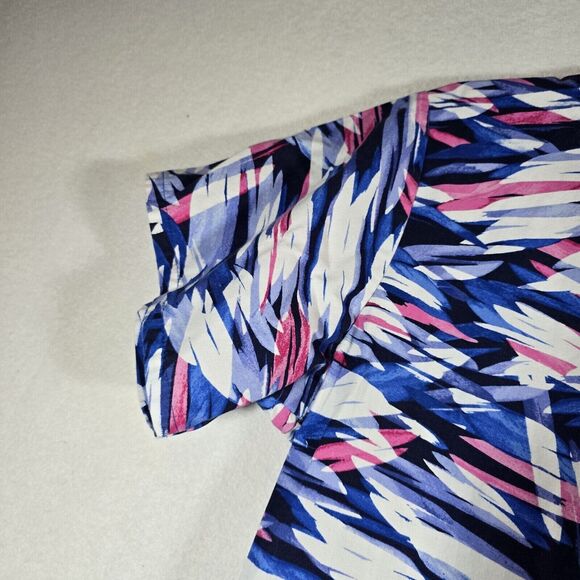 Womens Short Sleeve V Neck Scrub Top  Print Size Large - Picture 6 of 15